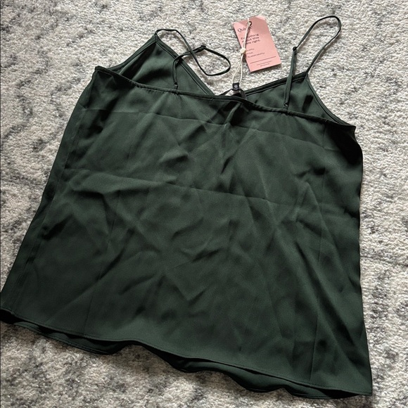 Quince Green Silk Cami - Picture 4 of 4